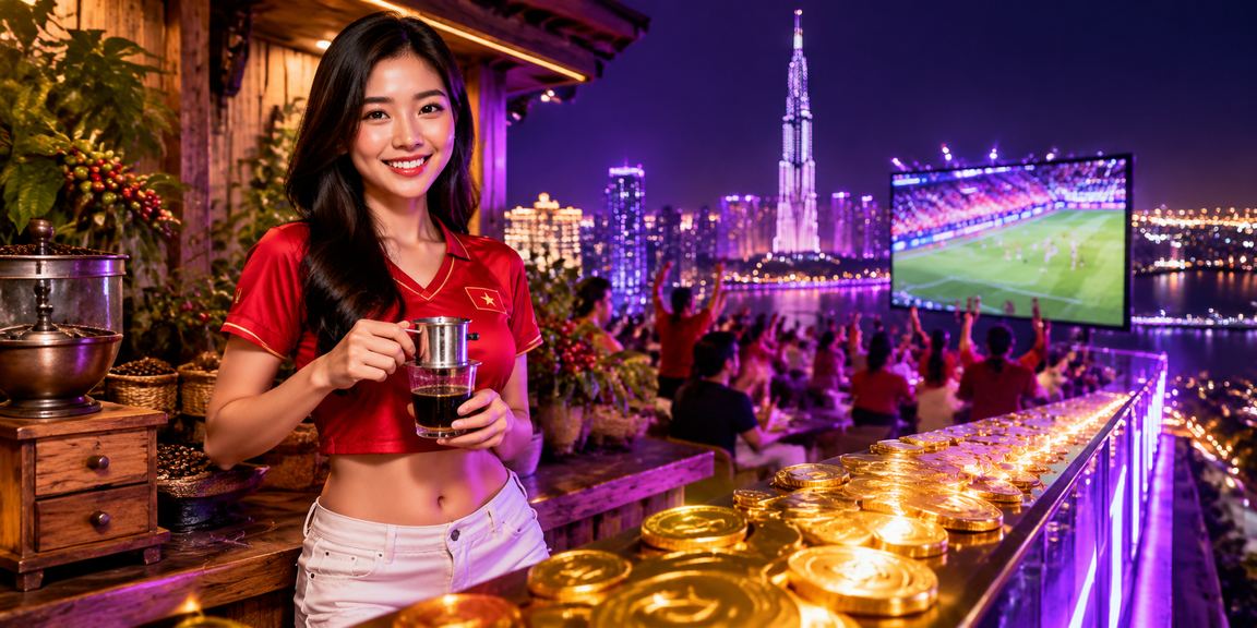Khách hàng tại quán cà phê Sài Gòn xem bóng đá và nạp tiền vào tài khoản phimc3